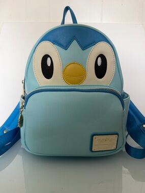 Loungefly Light Blue Piplup Mini Backpack